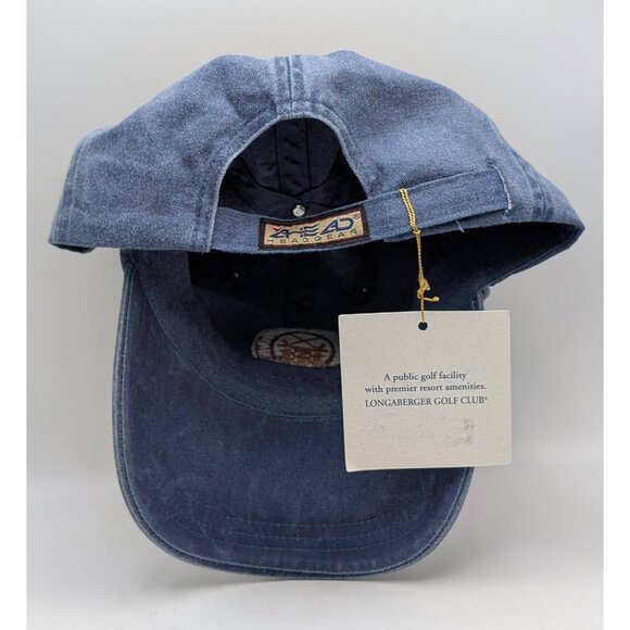 NWT Longaberger Golf Club Baseball Hat Cap Adjustable Denim Strap Back - Picture 4 of 5